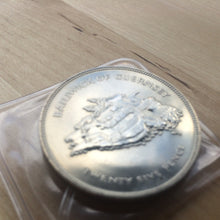 Guernsey Queen Elizabeth II Silver Jubilee Crown 25 Pence Coin 1952-1977