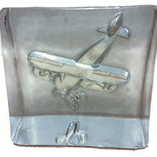 Goebel crystal 1970's Biplane Paperweight