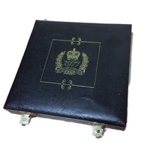 Set of 6 Guilt Enamel Flag Set 'Flags of Great Britain'.