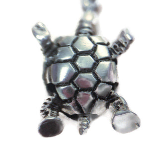 Italian Silver 925 Tortoise Necklace and Silver Italy 925 Silver Chain 46cm